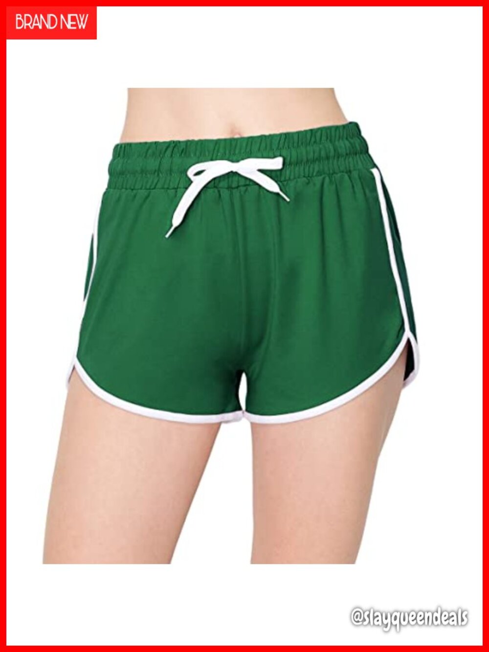 Soft Lounge Shorts Dolphin Hem Elastic Waist Stretch Active Yoga Casual